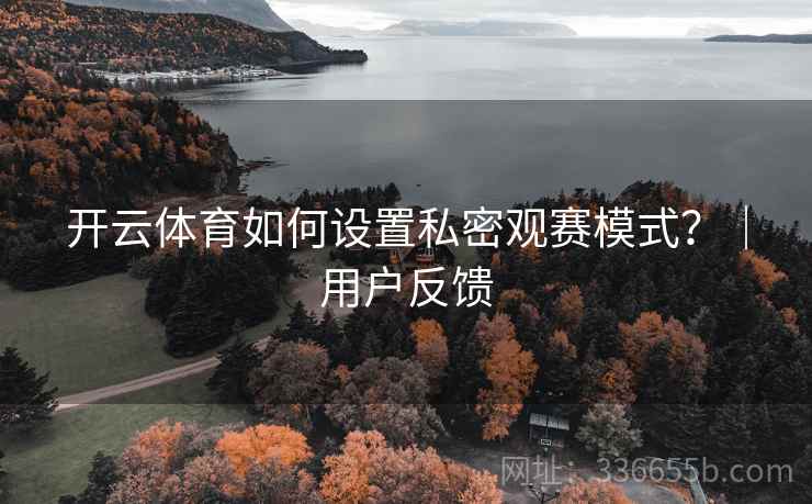 开云体育如何设置私密观赛模式？｜用户反馈