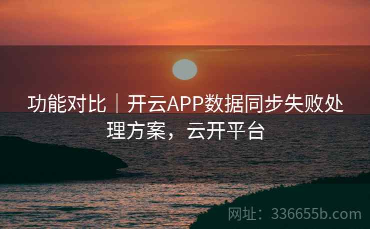 功能对比｜开云APP数据同步失败处理方案，云开平台